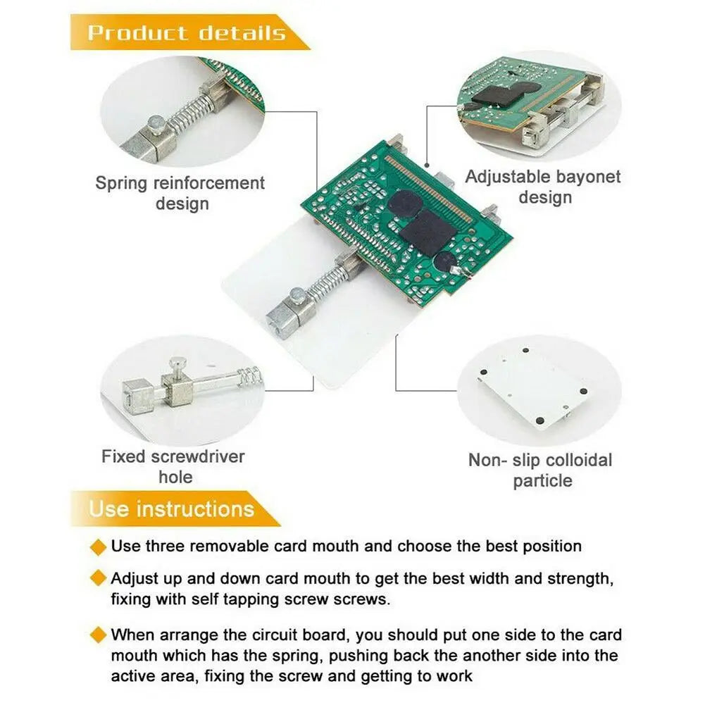 Universal Mobile Phone Repair Fixture PCB Bracket | PCB Board Holder Repair Tool | Platform Fixed Support Clamp for Soldering