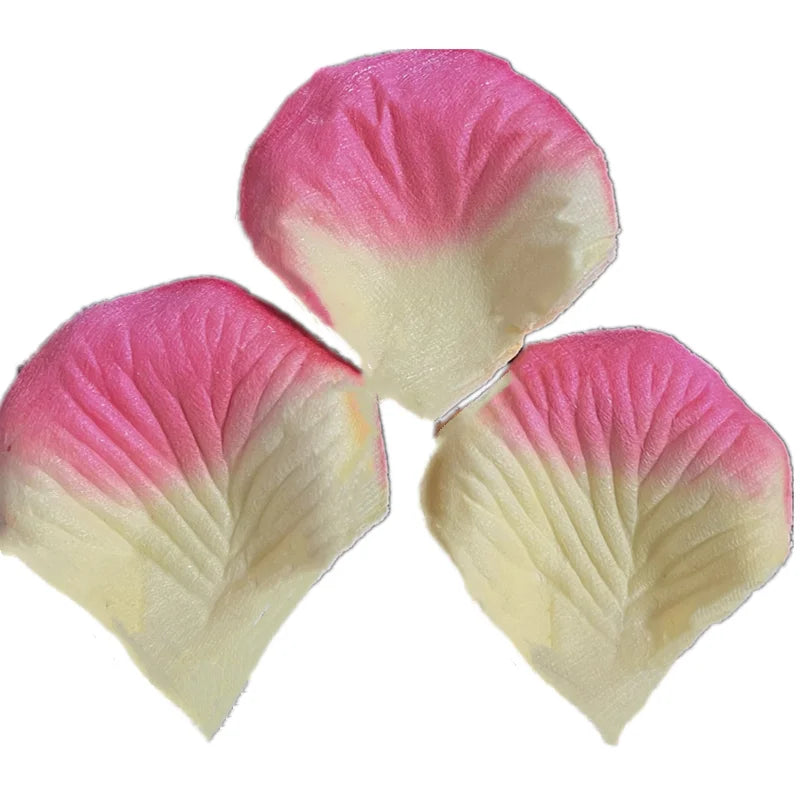 1000/3000PCS 5x5CM Silk Artificial Rose Petals for Wedding & Party Decorations – Fake Flower Engagement Celebration Supplies, Romantic Event Decor