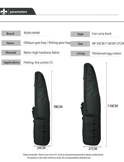 Padded Rifle Holster - Hunting Gun Shoulder Bag & Storage Case for Air Guns & Accessories