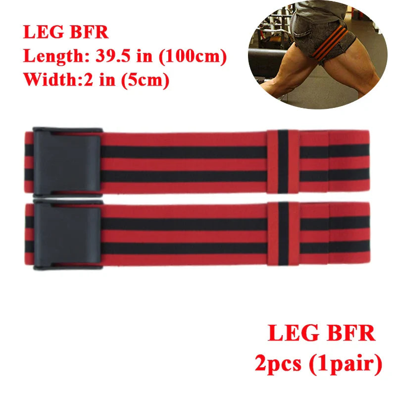 BFR Blood Flow Restriction Bands – Gym Fitness Training Straps for Arms & Legs, Muscle Growth, Bodybuilding & Weightlifting Occlusion Bands