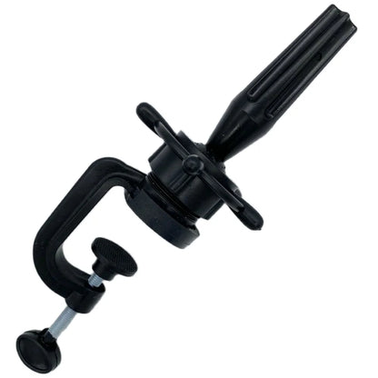 Mini Wig Head Stand - Adjustable Table Clamp Holder for Mannequin Training