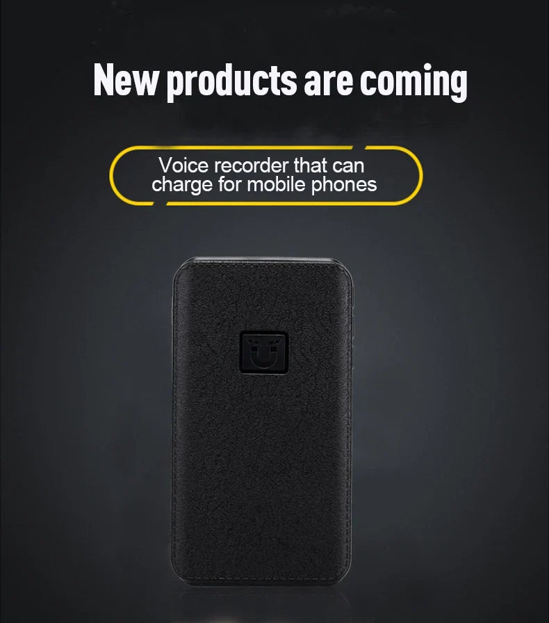 8-64GB Digital Voice Recorder – Hidden Sound-Activated Espia Dictaphone with Magnet, Long-Distance Recording, MP3 & U-Disk