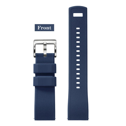 Premium Silicone Watch Band – Quick Release Rubber Strap, 18mm 20mm 22mm Replacement Watchband