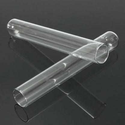 5-Piece Borosilicate Glass Test Tubes — Transparent U-Shaped Bottom, 10mm–30mm, Laboratory & School Educational Supplies