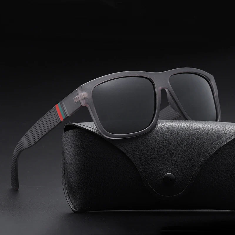 2024 Luxury Polarized Sunglasses for Men — High-End Square UV400 Driving Eyewear & Fashion Travel Sun Glasses