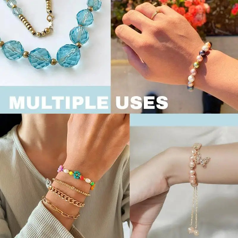 Stringing Beads Knotting Tool | Beading DIY Jewelry Fast Knotter | Pearl & Agate Bracelet Accessories | Easy Stringing for Loose Beads