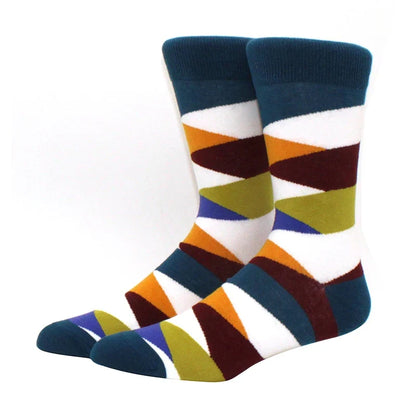 Funny Cartoon Fashion Cotton Socks – Hip Hop Skateboard Style Socks for Men & Women, Beer, Pizza, Astronaut & Pineapple Print Casual Wear Socks