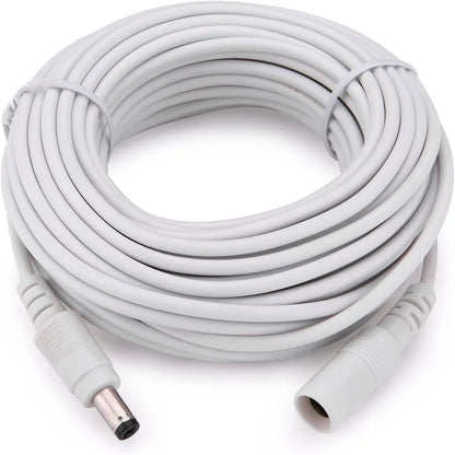 DC 12V Power Adapter Extension Cable – 5.5*2.1mm Male to Female Cord for CCTV Camera & Router, 1M to 10M Lengths