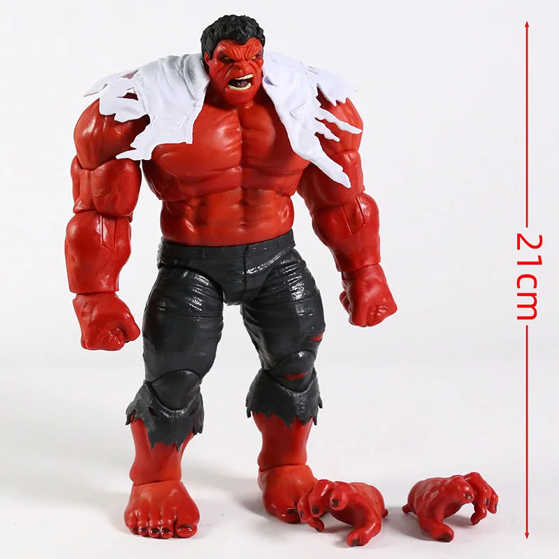 Gray Red Hulk Collectible Action Figure – Model Doll Decoration Toy
