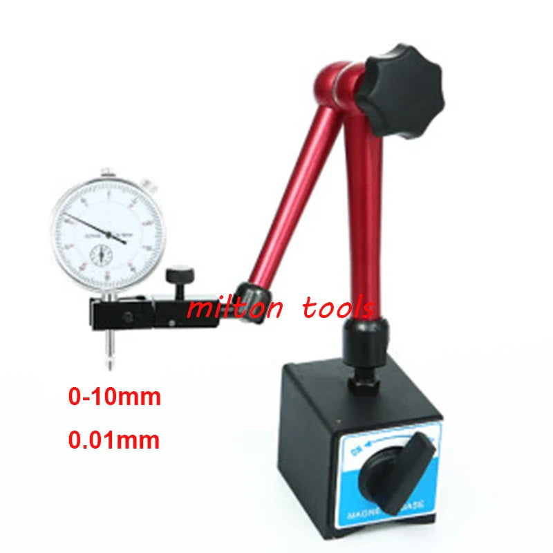 Hot Dial Indicator with Universal Magnetic Stand | 0.8mm & 10mm Dial Test Comparator for Equipment Calibration