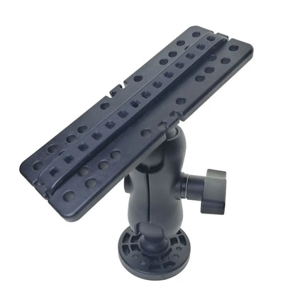 1/2 Pcs Kayak Fish Finder Mount Base – Rotating Electronic GPSMAP Plate Support for Marine Boat, Dinghy, and Canoe