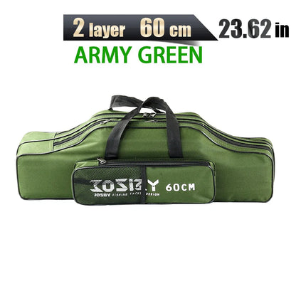 PROXPE Foldable Oxford Fishing Rod Bag – Multi-Purpose Fishing Gear Storage, 60-180cm High Quality