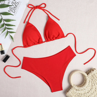 Women Brazilian Bikini Set - Sexy Push-Up Two Piece Swimsuit Beachwear Swimwear Bathing Suit