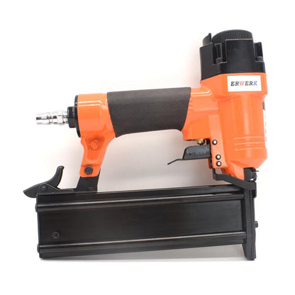 F50 Pneumatic Nail Gun Set — 18Ga Air Brad Nailer for Woodworking, 3/4" to 2" Nails