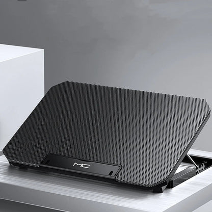Large Gaming Laptop Cooler for 12-16 Inch Notebooks - Dual USB Cooling Pads, Adjustable Wind Speed, Silent Laptop Stand
