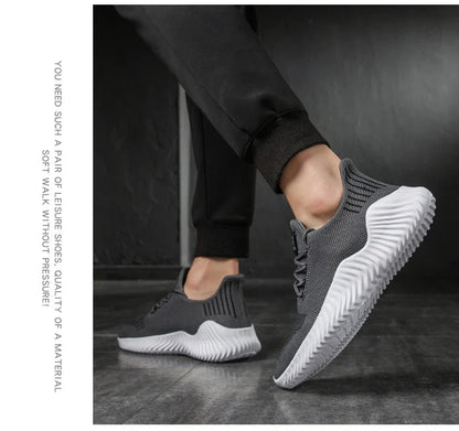 Men's White Sneakers – Casual Walking & Running Shoes, Plus Size 49, Tennis Masculino