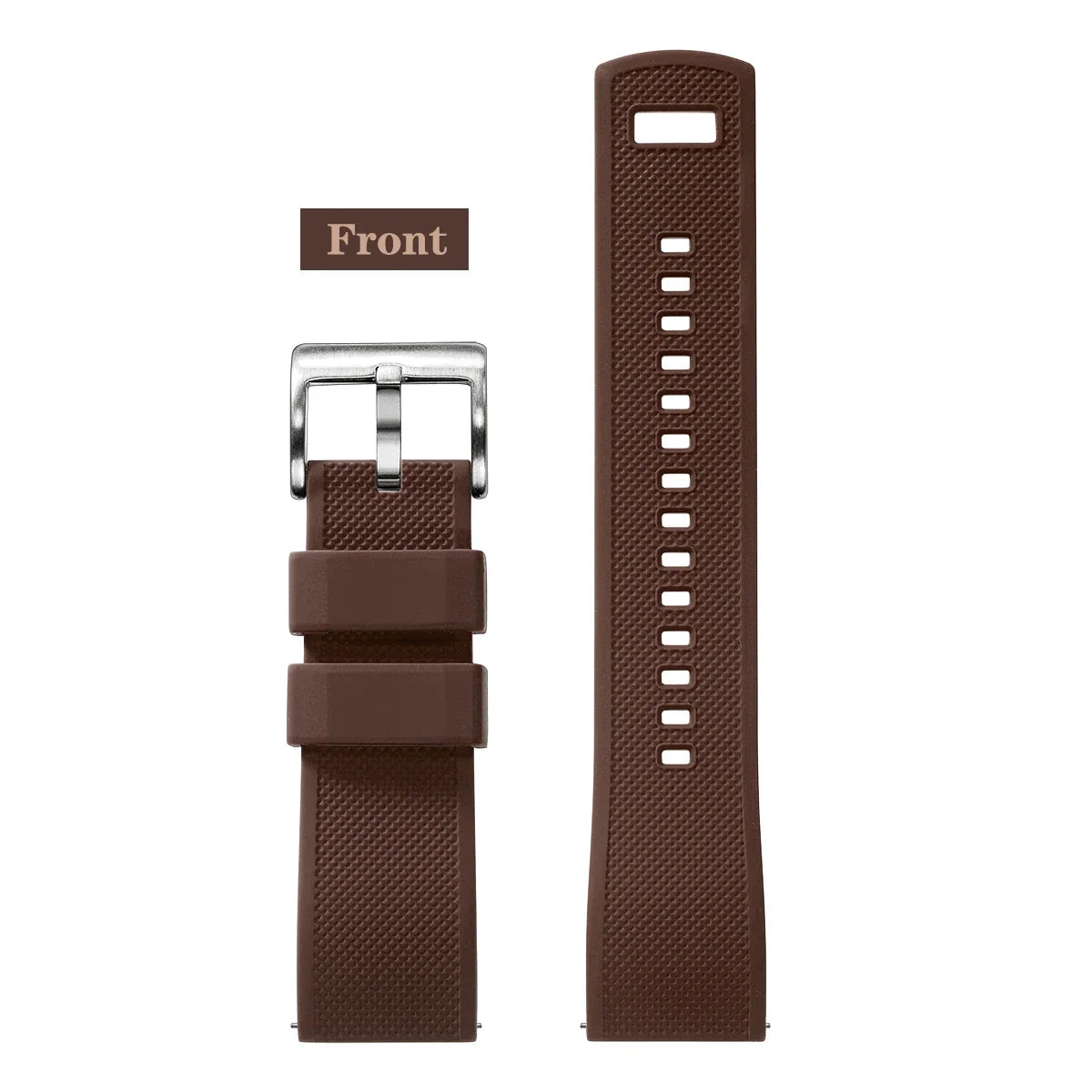 Premium Silicone Watch Band – Quick Release Rubber Strap, 18mm 20mm 22mm Replacement Watchband