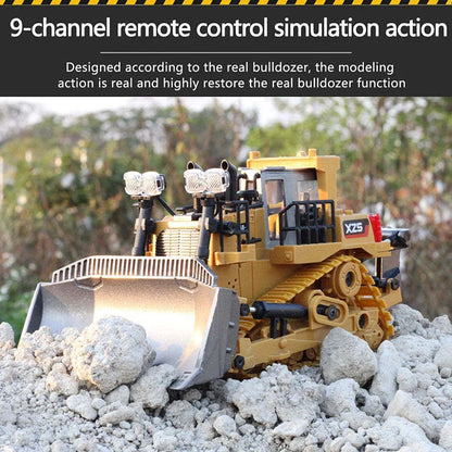2.4G RC Excavator & Dump Truck Toy – Alloy & Plastic Construction Vehicle Model for Kids