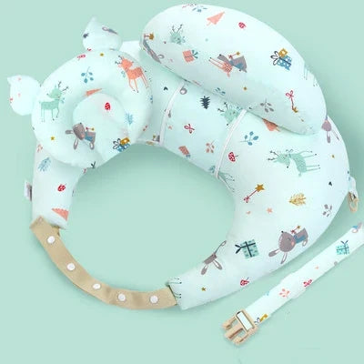 Multifunction Nursing Pillow with Shoulder Strap – Soft Baby Feeding & Shaping Pillow for Newborn Support, Cartoon Comfort Nursing Cushion (2020 Edition)