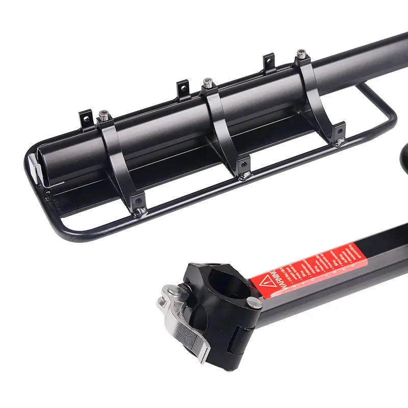 Deemount Bicycle Cargo Rear Rack Shelf - Luggage Carrier Stand Holder for Cycling Bags - Fits 20-29'' MTB & 4.0'' Fat Bike