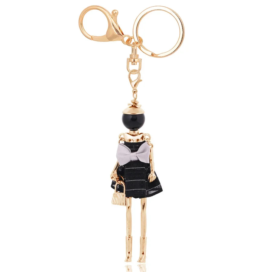 Trendy Women’s Metal Charm Keychain 2026 – Cute Statement Bag Pendant Jewelry Gift for Ladies