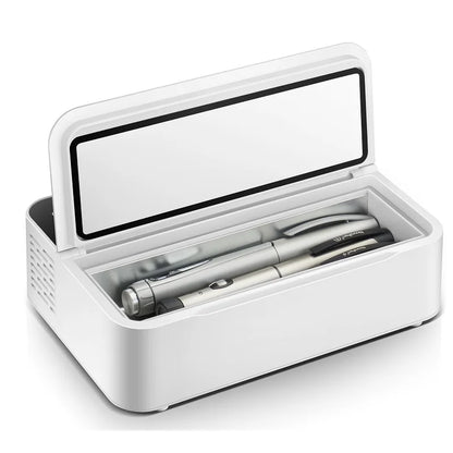 Mini Portable Insulin Refrigerator – 7800mAh Cooler for Insulin, Serum & Capsules, 260ml Capacity