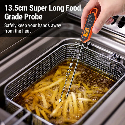 ThermoPro TP01H Digital BBQ Meat Thermometer – Instant Read Kitchen Cooking & Oven Thermometer with Backlight LCD Display for Precise Temperature Control