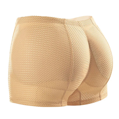 Wechery Hip Curve Builder Padding Panties – Butt Lifter Sexy Boyshorts Shapewear, Breathable Nude Control Underwear