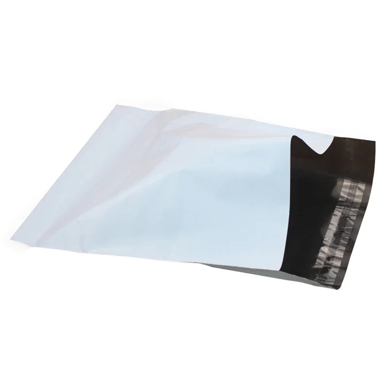 50PCS White Courier Bags – Self-Adhesive Plastic Mailing & Shipping Envelopes