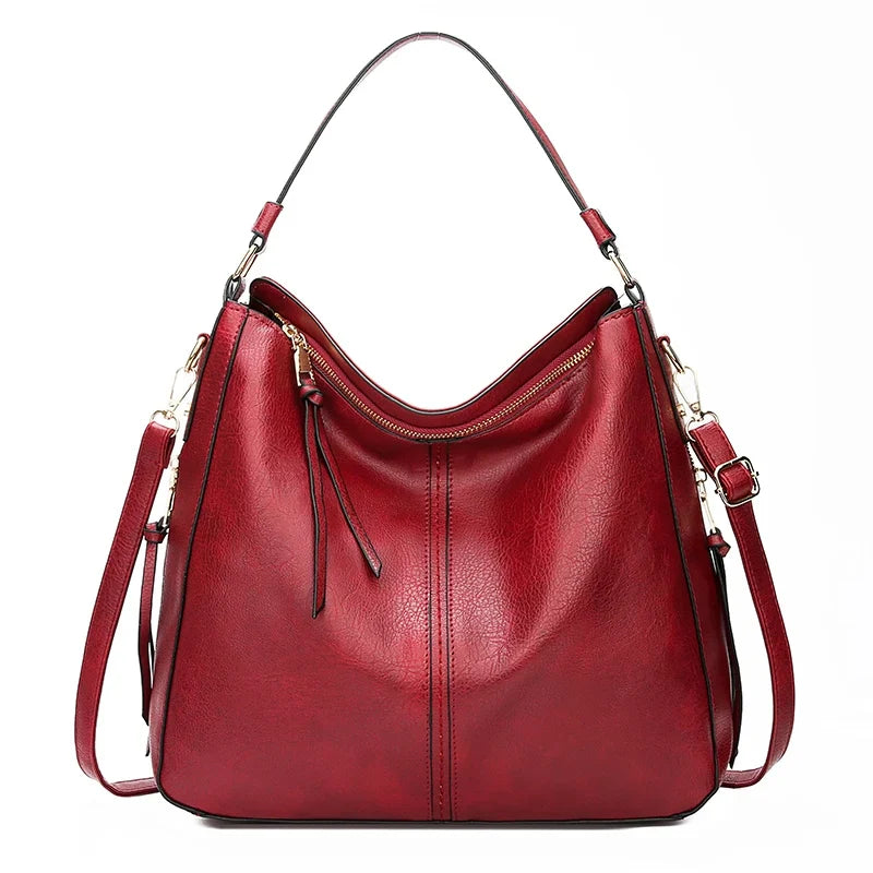 DIDABEAR Leather Hobo Bag for Women - Fashion Shoulder Bag, Large Capacity Vintage Tote Purse