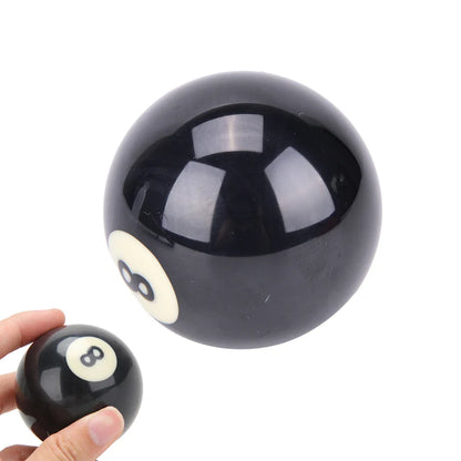 EIGHT BALL Standard Black #8 Billiard Pool Ball – EA14 Replacement, 52.5/57.2 mm