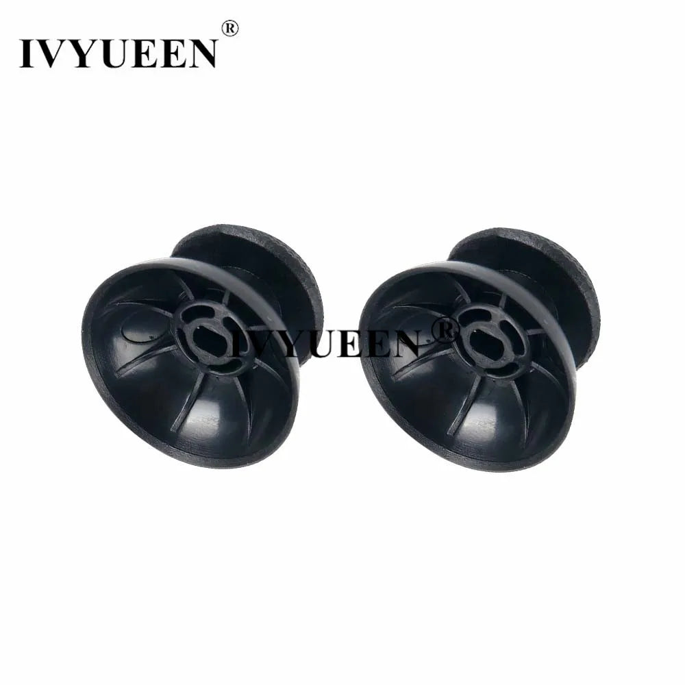 IVYUEEN 100PCS Black Analog Stick Caps – Thumb Grip Covers for PS5, PS4, PS3 & Xbox Controllers