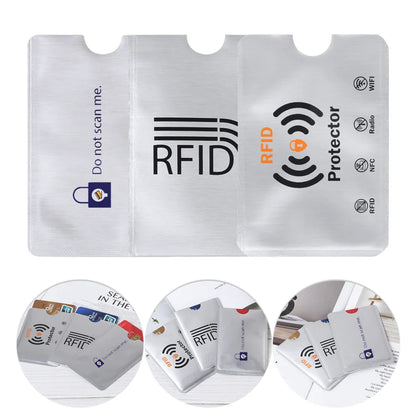 10PCS RFID Credit Card Protector Sleeves – Anti-Theft Blocking Skin Case Covers for Bank Cards, New Hot Sale