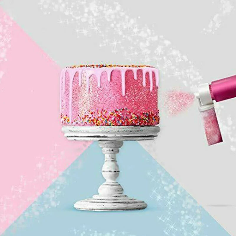 6 Colors Manual Pastry Airbrush Gun - Cake Sprayer for Pastry Decoration - Essential Kitchen Tool for Cake Artistry