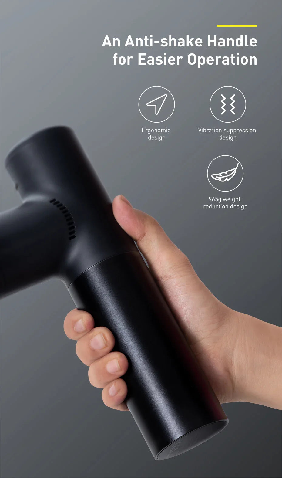 Baseus Wireless Car Polisher — Cordless Electric Waxing & Polishing Machine with Adjustable Speed for Auto Detailing