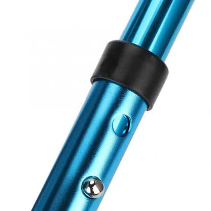 Adjustable Folding Aluminum Crutch – Telescopic Underarm Cane for Seniors & Disabled