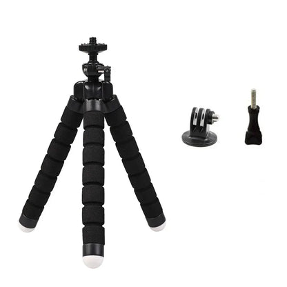 Flexible Mini Octopus Tripod for GoPro Hero 12/11/10/9/8/7 Black MAX & Action Cameras Accessories