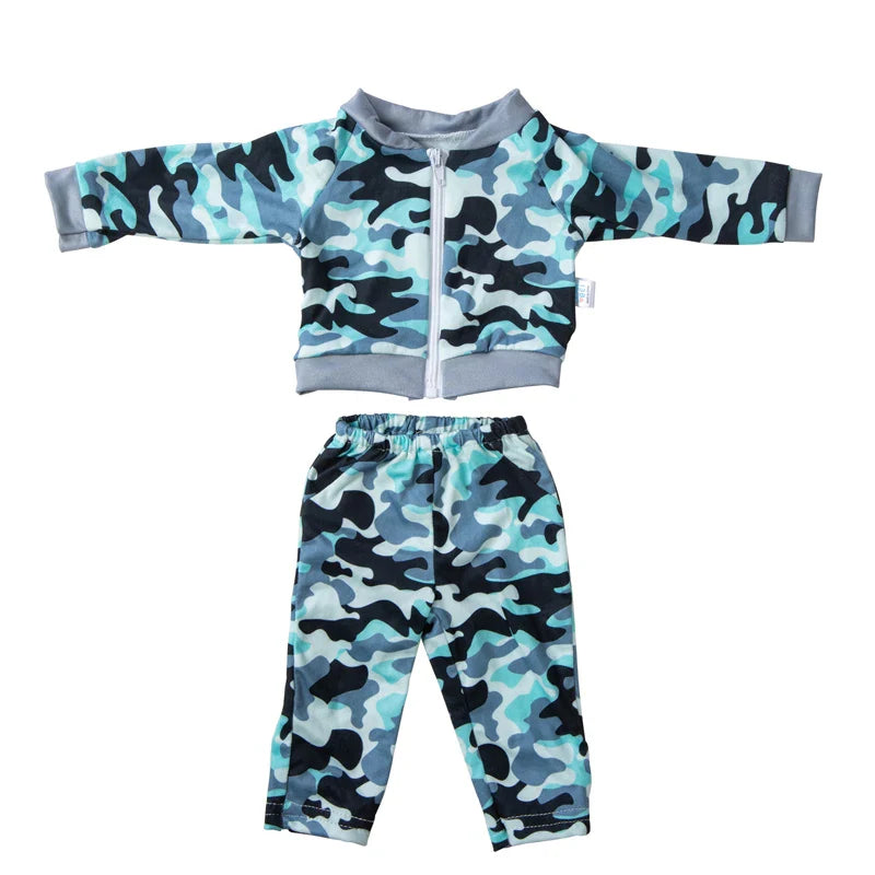 18-Inch Girl Doll Winter Coat — 43cm Baby Doll Jacket Outfit for Dressing