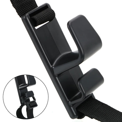 YOSOLO Universal Car Seat Headrest Hook – Adjustable Auto Hanger for Bags & Groceries