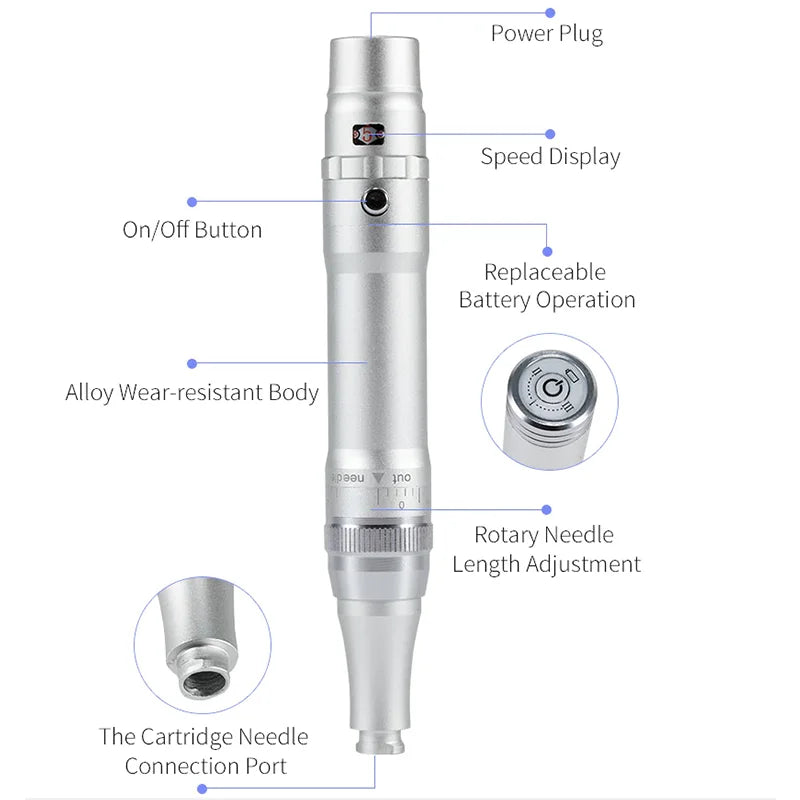 Wireless PMU Machine — Professional Permanent Makeup Tattoo Pen for Eyebrows, Eyeliner & Lips