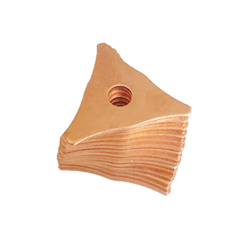 50Pcs Star & Triangle Dent Pulling Washers – Spot Welder Consumables for Automotive Panel Repair & Sheet Metal Welding Machine Accessories