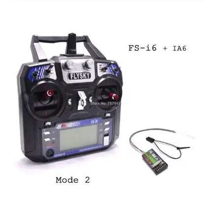 Flysky FS-i6 2.4G 6CH RC Transmitter Controller – FS-iA6 Receiver for Helicopter, Plane, Quadcopter & Glider