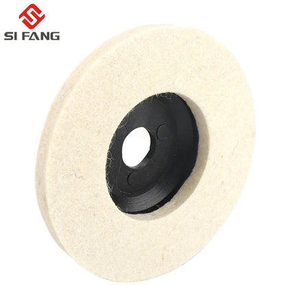 SIFANG Wool Polishing Wheel - 50mm/75mm Angle Grinder Wheel Felt Polishing Disc - Ideal for Metal, Marble, Glass, Ceramic - 1PC