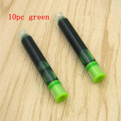 High Quality Transparent White Piston Fountain Pen with Bullet Nib 0.38mm/0.5mm for Office & School Stationery