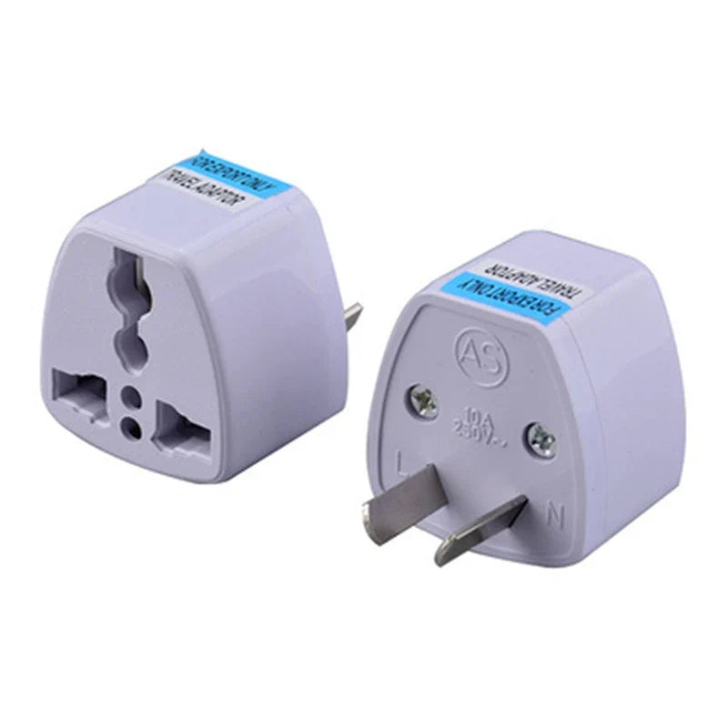 1PC Universal US UK AU to EU Plug Travel Wall AC Power Charger Outlet Adapter Converter: 2 Round Pin Socket