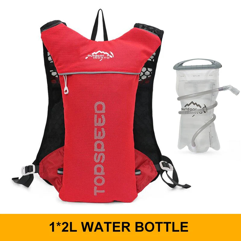 INOXTO 5L Trail Running Backpack - Ultra-Light Hydration Vest for Marathon & Cycling with 1.5L/2L Water Bag