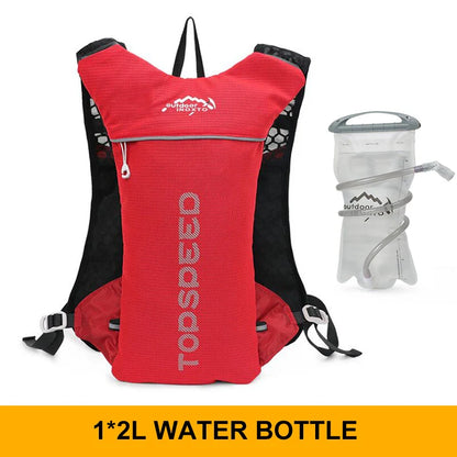 INOXTO 5L Trail Running Backpack - Ultra-Light Hydration Vest for Marathon & Cycling with 1.5L/2L Water Bag