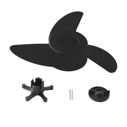 3-Blade Electric Boat Propeller – Outboard Trolling Motor Propeller with Fastening Nut