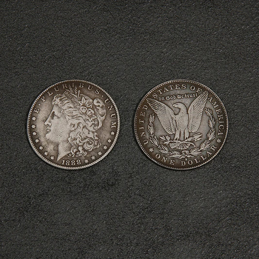Steel Morgan Dollar Coin (3.8cm) – Magic Trick Prop for Appearing & Disappearing Coin Performances