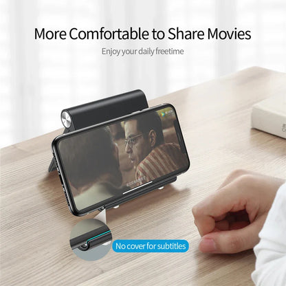 Portable Phone & Tablet Stand – Mobile Holder for iPhone 15, 14, and Desk Use